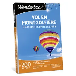 Wonderbox - Vol en montgolfière et activités dans les airs